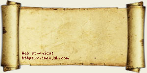 Dimitrije Kosjerina vizit kartica